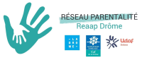 Logo Réseau départemental parentalité REAAP - Udaf 26 Drôme